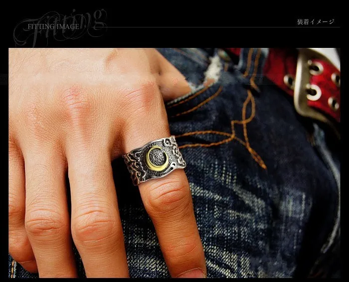 925 Чистое Серебряное кольцо серебряное медное микс матч тайское серебряное кольцо мужской женский старинное кольцо на палец