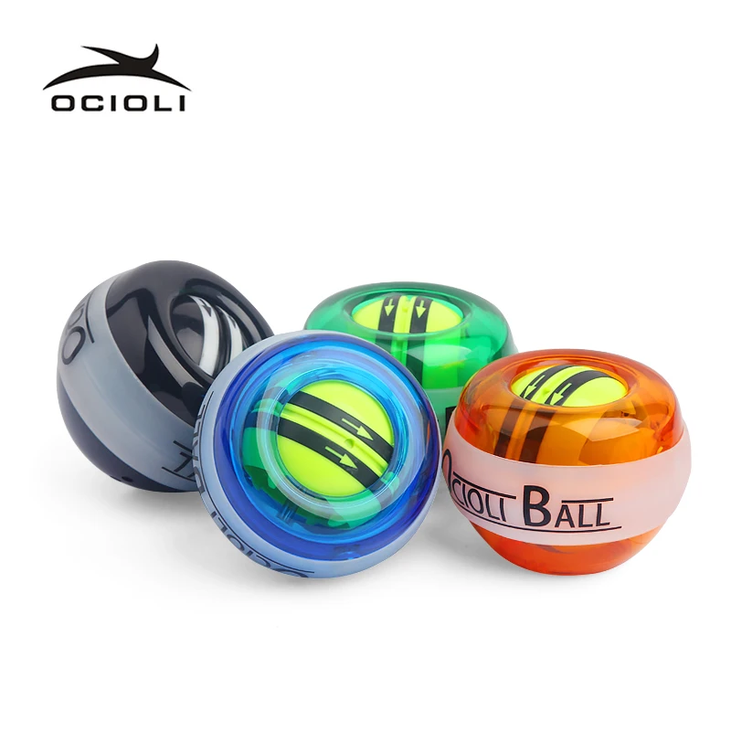 OCIOLI Power Explosive Training Gyroscrope Force Gyro Wrist Arm Exerciser Ball Hand Spinner Fitness Carpal Expander 