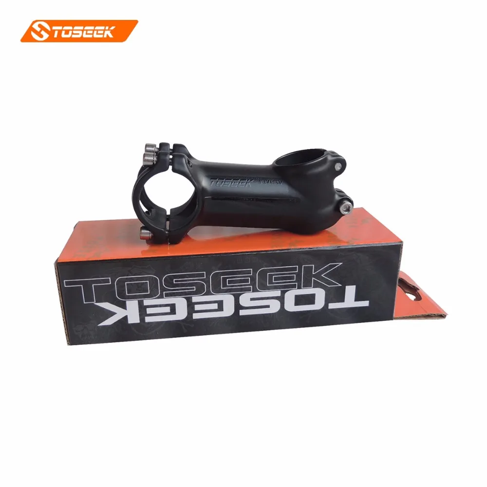 

Toseek Aluminum Bicycle Stems angle 6 / 17 handlebar clamp 31.8mm*70/80/90/100/110mm bike stem matte black 135g