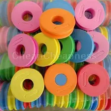 5 шт., многоцветная Рыболовная катушка, круглая форма, пена, крючок, линия для хранения, катушки, катушка, набор инструментов