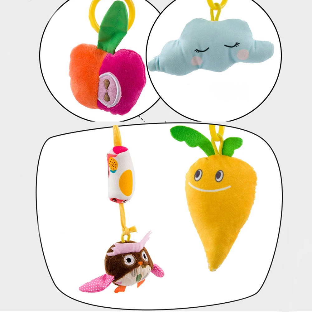 Cobertor de Veludo Brinquedo do Bebê de Fitness Brinquedo de Pelúcia Bebê Música Jogo Rack Pingente 8 Cheap Academia de bebê