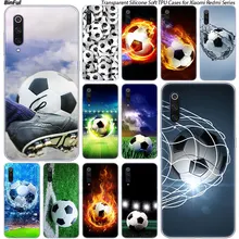 Caliente de fútbol balón de fútbol funda de silicona para Xiaomi Pocophone F1 9T 9 9SE 8 A2 Lite A1 A2 Mix3 Redmi K20 7A Nota 4 4X 5 5 5 6 6 7 Pro S2