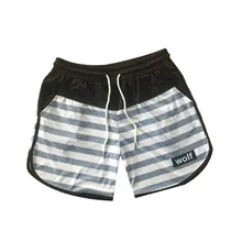 Zogaa тренажерные залы для фитнеса свободные сетчатые быстросохнущие Кроссфит, бодибилдинг спортивная одежда полосатые Лоскутные мужские шорты в повседневном стиле штаны для бега и тренировок