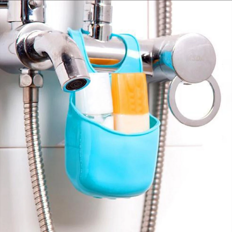 

Hanging Holder Strainer Organizer Storage Box Rack Kitchen Sink Sponge Holder Storage Basket for Scouring Pad