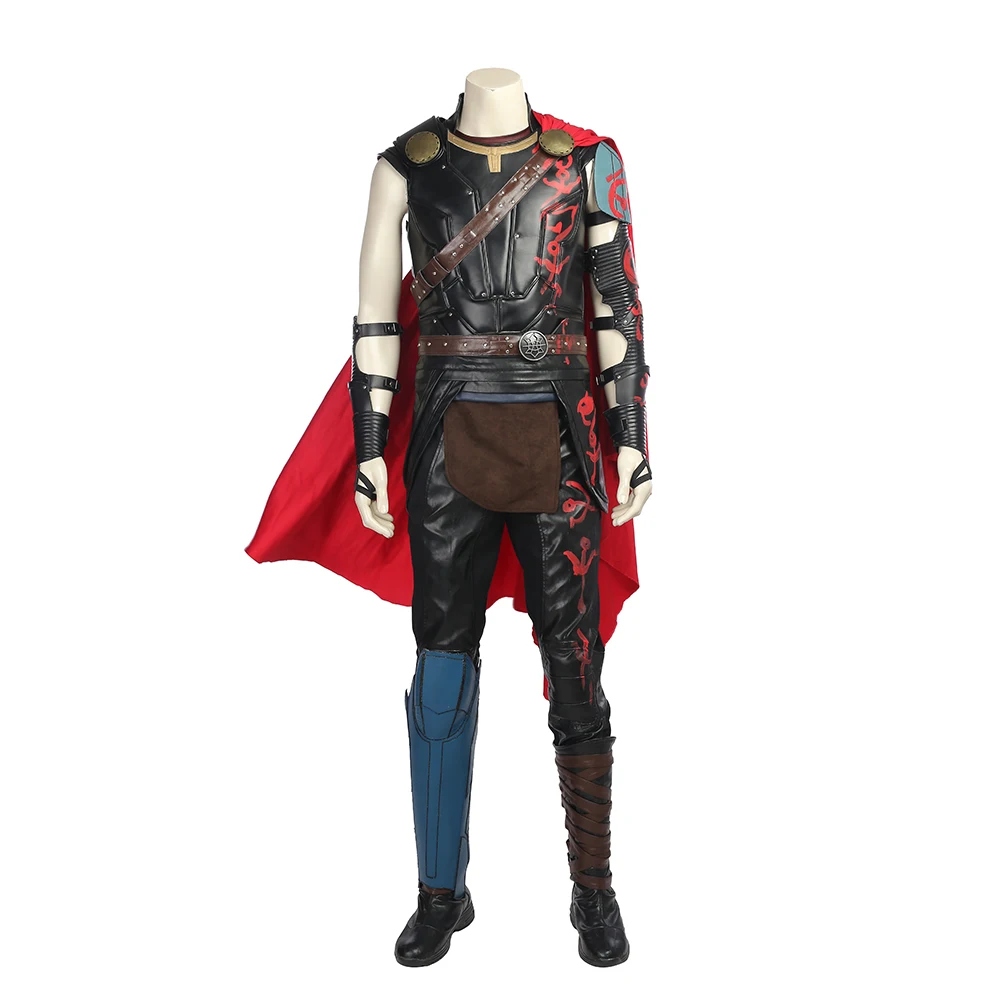 The Avengers Thor 3 Ragnarok Arena Gladiator Suit Battle Cosplay Outfit Costume