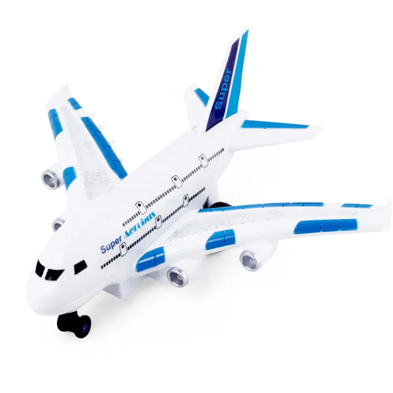 Электрический радиоуправляемый самолет игрушка детский пульт дистанционного управления модель самолета электрическая наружная игра для мальчиков музыкальная с подсветкой самолет игрушки для детей
