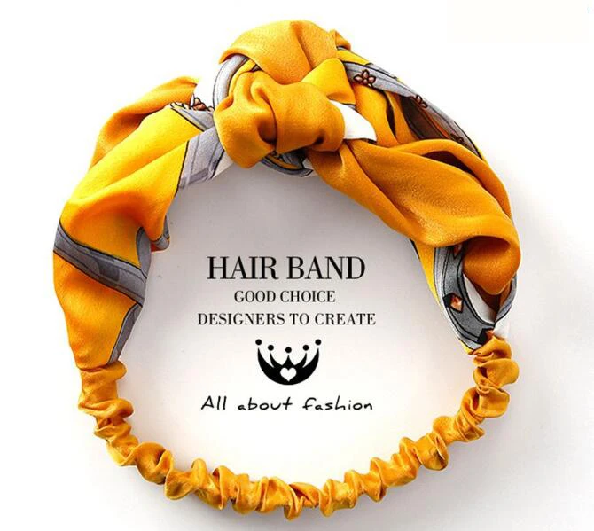 

Korean Style Summer Hairband Women Hair Accessories Turban Twist Cross Headwrap Girl Floral Elastic Knotted Headwear Hairclip