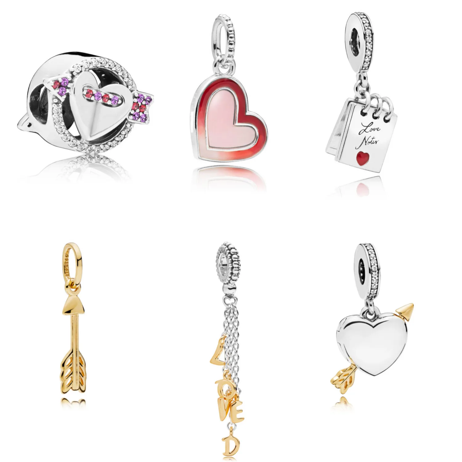 

2019 Valentine's Day New Type Of Hanging Large Hole Bead Double-color Mixed Diy String Accessories stock