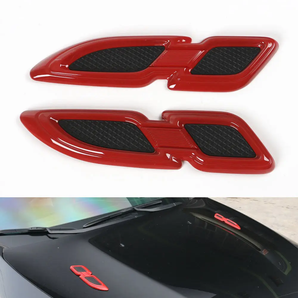 

Car Fender Hood Side Body Air Flow Intake Vent Cover Decorative Trim Sticker For Jeep Compass