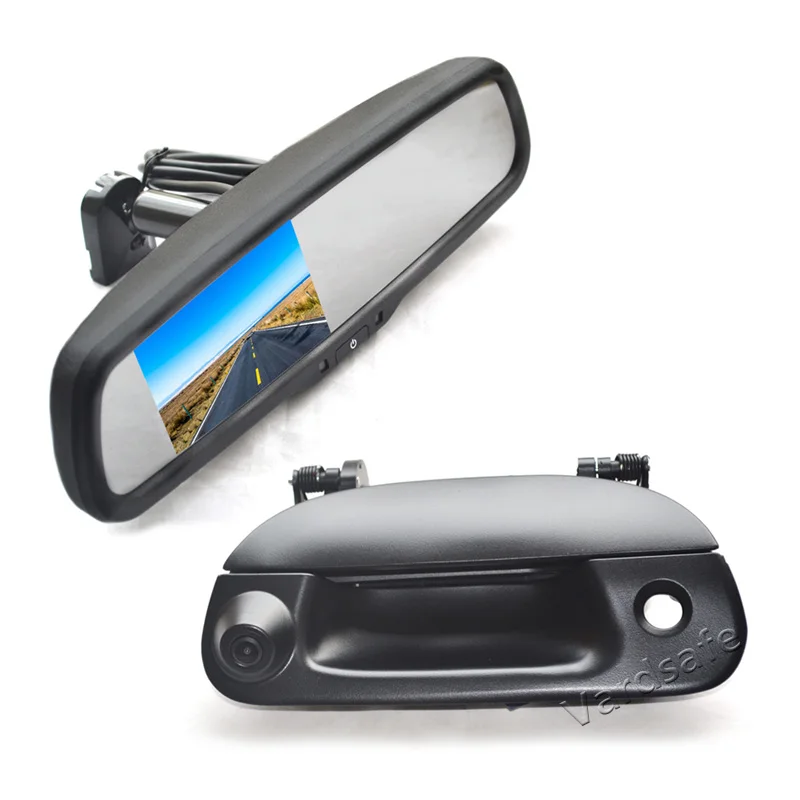 

Vardsafe VS370R | Reverse Backup Camera + Replacement Rear View Mirror Monitor for Ford F150 F250 F350 F450 F550 (1997-2007)