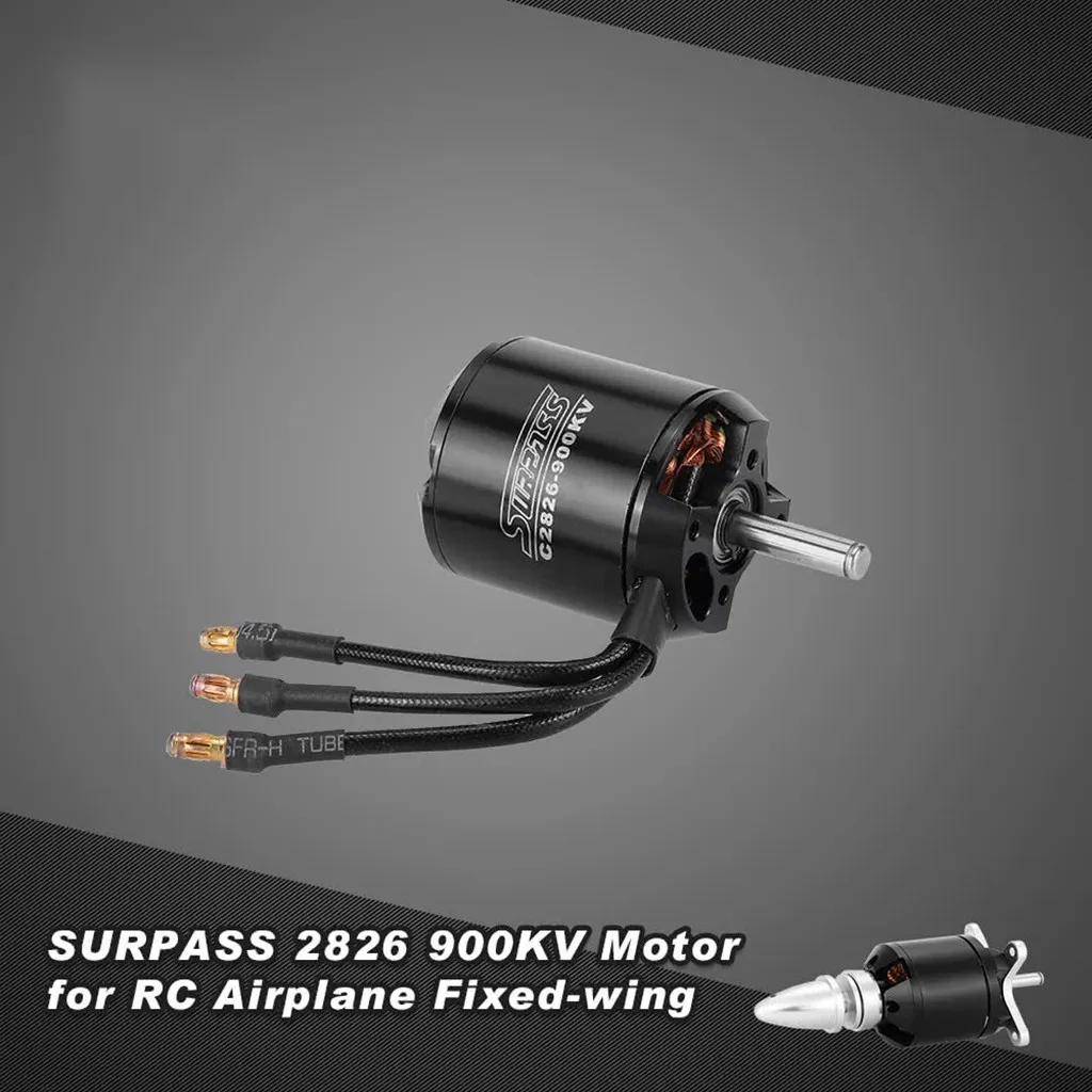 

Portable Suitable Charging SURPASS 2826 900KV 14 Poles Brushless Motor for RC Airplane Fixed-wing convenient and practical