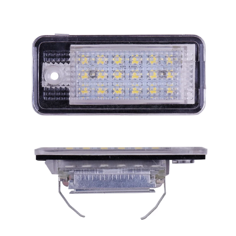 2 шт. 12 В подсветка номерного знака для Audi A3 S3 A4 S4 B6 B7 A6 C6 S6 A8 S8 RS4 RS6 Q7 CANBUS Beetle