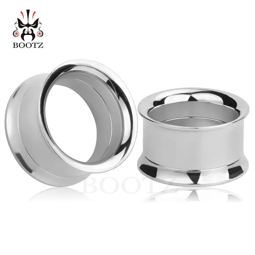 KUBOOZ кольцо-пирсинг в ухо, ювелирное изделие для тела, носилки Сталь винт туннелей Вилки расширитель датчики Мода подарок для Для женщин Для мужчин 2G 0G 00 г - Окраска металла: Style7