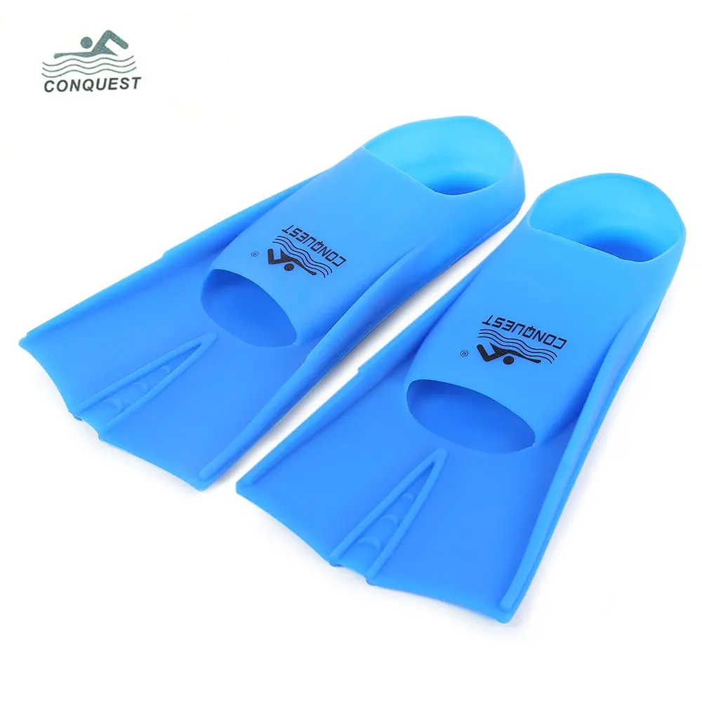 Conquest High Quality Blue Color Swimming Fin Pro 1 Pair Adults