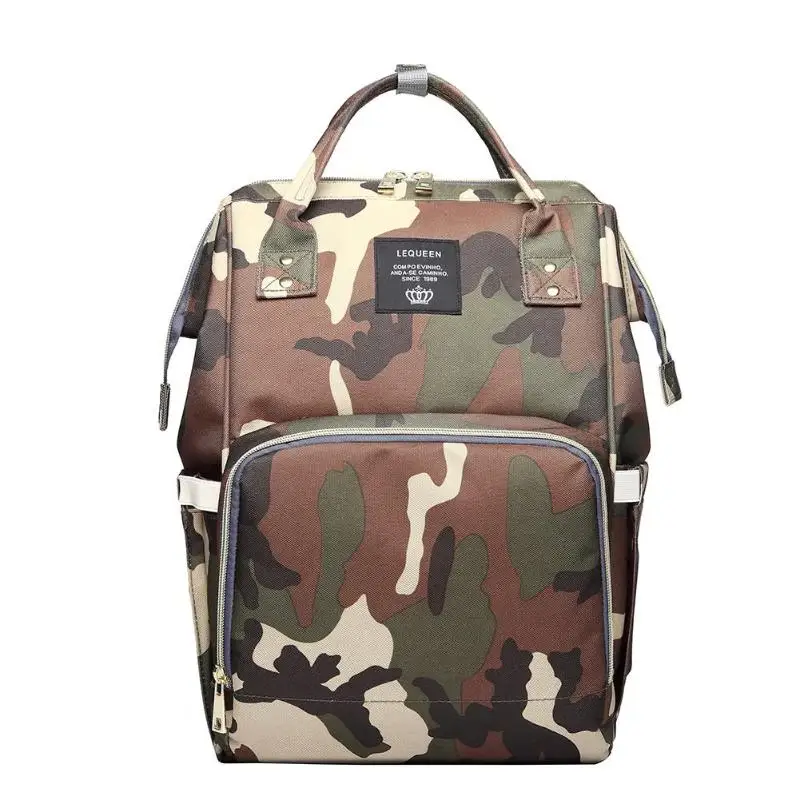Lequeen Waterproof Mummy Diaper Bags Camo Print Backpack Large Lequeen Waterproof Mummy Diaper Bags Camo Print Backpack Large Capacity Baby Care Bag Ny In From Mother Kids On