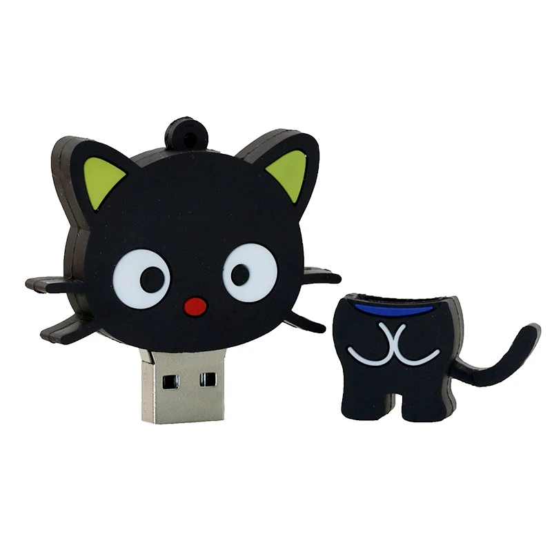 Милый мультяшный Кот Ослик USB флеш-накопитель животное, Лев, тигр, свинья карта памяти Флешка USB флешка флеш-накопитель 32GB 16GB 8GB