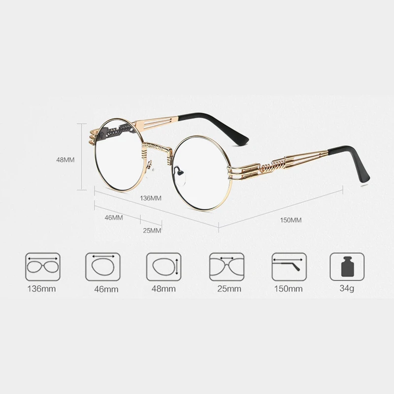 vintage steampunk sunglasses 900023 details (1)
