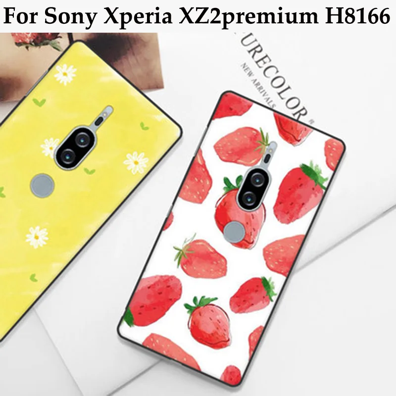 2 шт. чехол для Sony Xperia XZ2 premium мягкие чехлы с рисунками XZ2premium H8166 телефона |