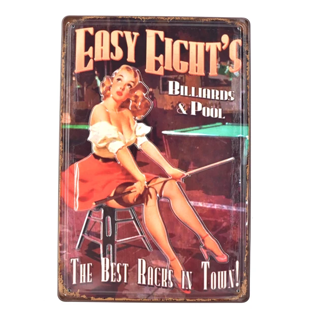 Wholesale Monroe 3D Metal Sign Wall Decor Metal Tin Sign Vintage Home