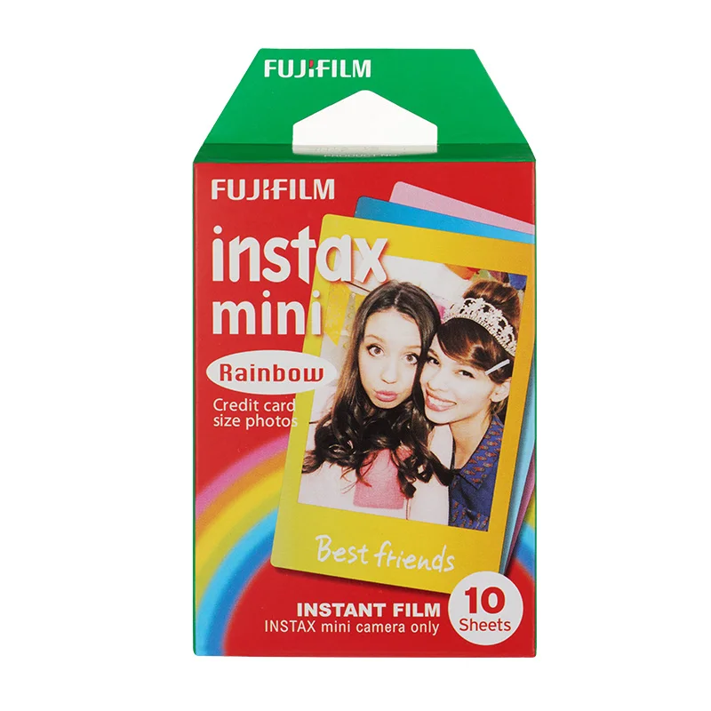 Geniune Fujifilm Intax Mini 8 пленка Fuji Instant Rainbow фотобумага 2 упаковки 20 листов для 8 50 s 7 s 90 25 камер