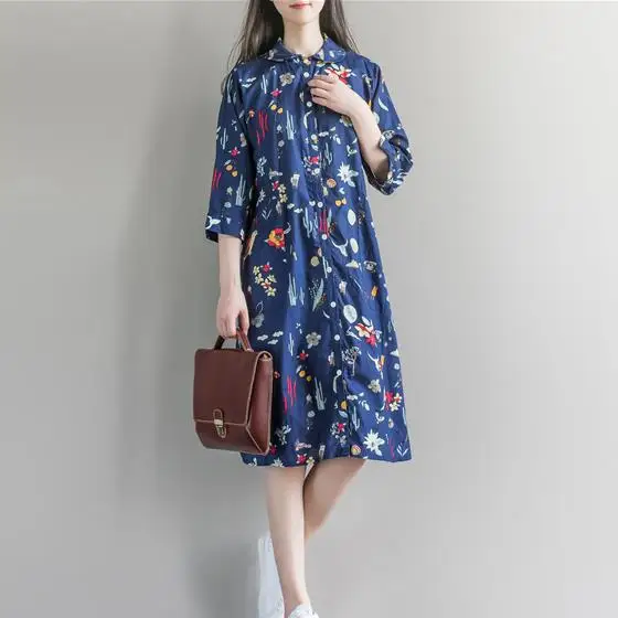 Japan Fashion Mori Girl Dress 2018 Spring New Women Literary
