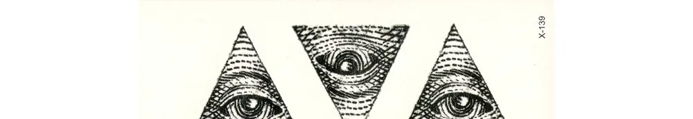 Египетские треугольные крылья для глаз Тотем переводная вода поддельные татуировки водонепроницаемые временные наклейки мужской женский классный красивый боди-арт