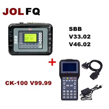 

DHL Free shipping High Quality Silca SBB V33.02 V46.02 Key Programmer + CK-100 CK100 Auto Key Programmer V99.99 For Multi-cars