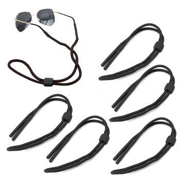 

5pcs Neck Cord Non Slip Sport Rope Adjustable Sunglasses Strap String Holders