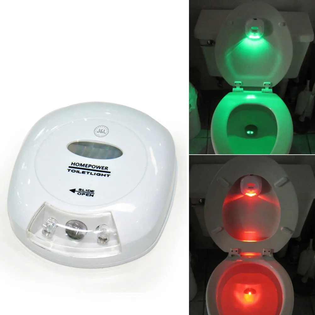 

Lighting Toilet Light Led Night Light Human Motion Sensor Backlight For Toilet Bowl Bathroom For 2xAA Battery