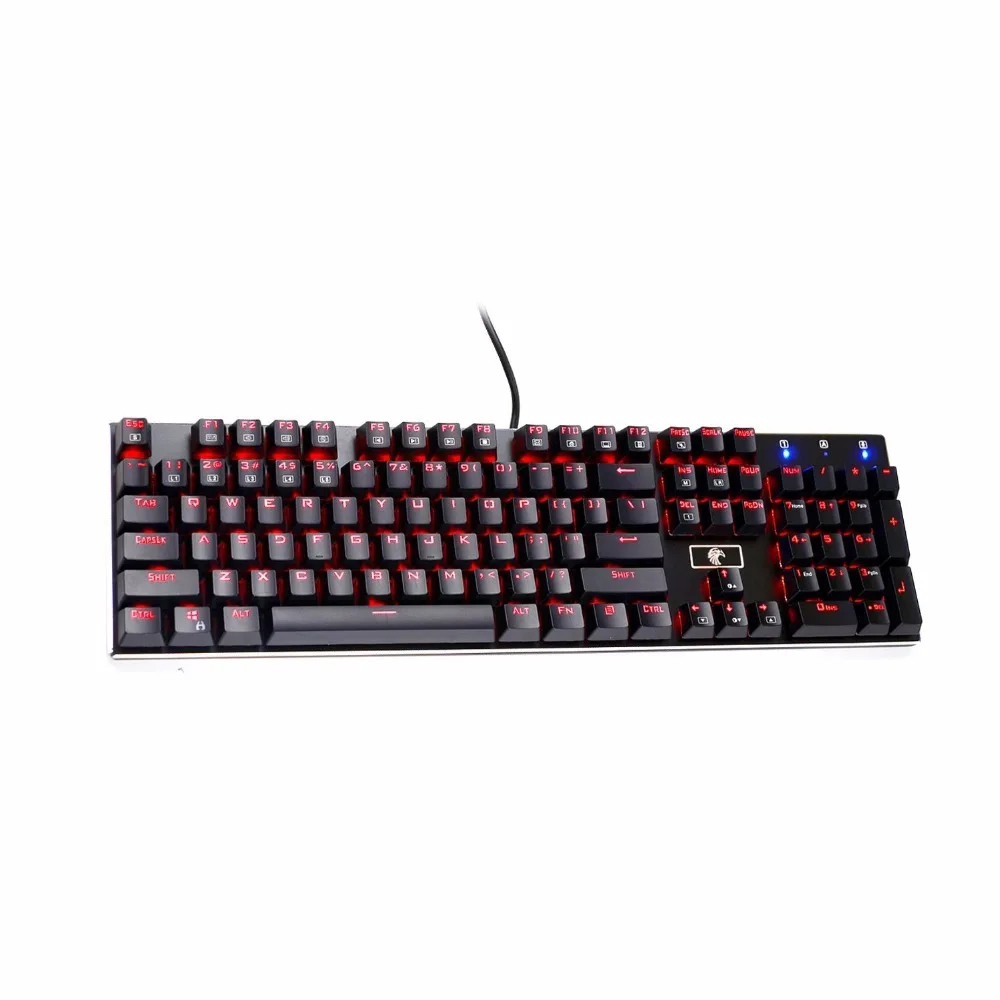 Eagle Z-88 RGB Backlit 104 Keys Mechanical Keyboard Outemu Blue Switches Game Keyboard with Backlight