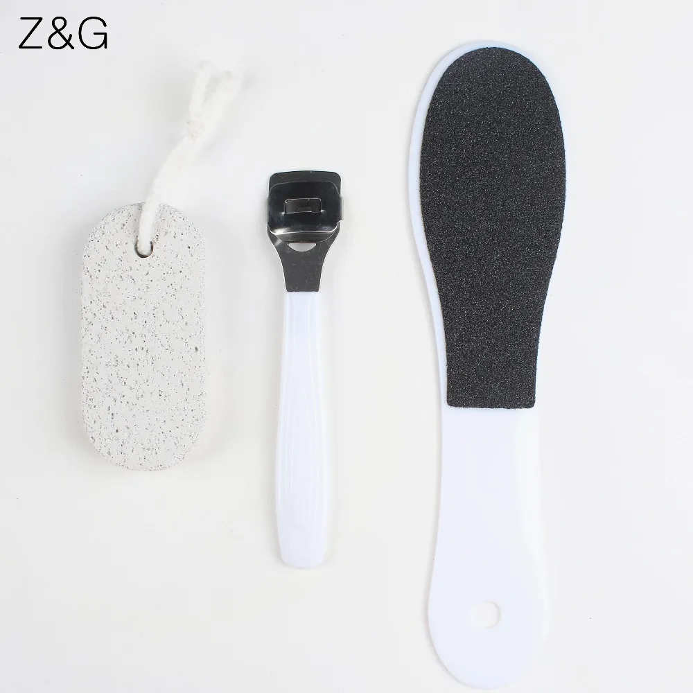 3pcs/set Professional Foot Care Tools Foot File Pedicure Pumice Stone