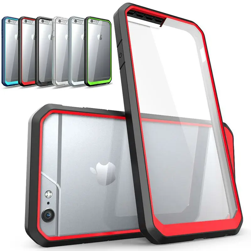 

REFUNNEY Transparent Shockproof Back Cover for iPhone 6 6s Plus Hard Case Coque Capinha for iPhone6 6 s 6Plus