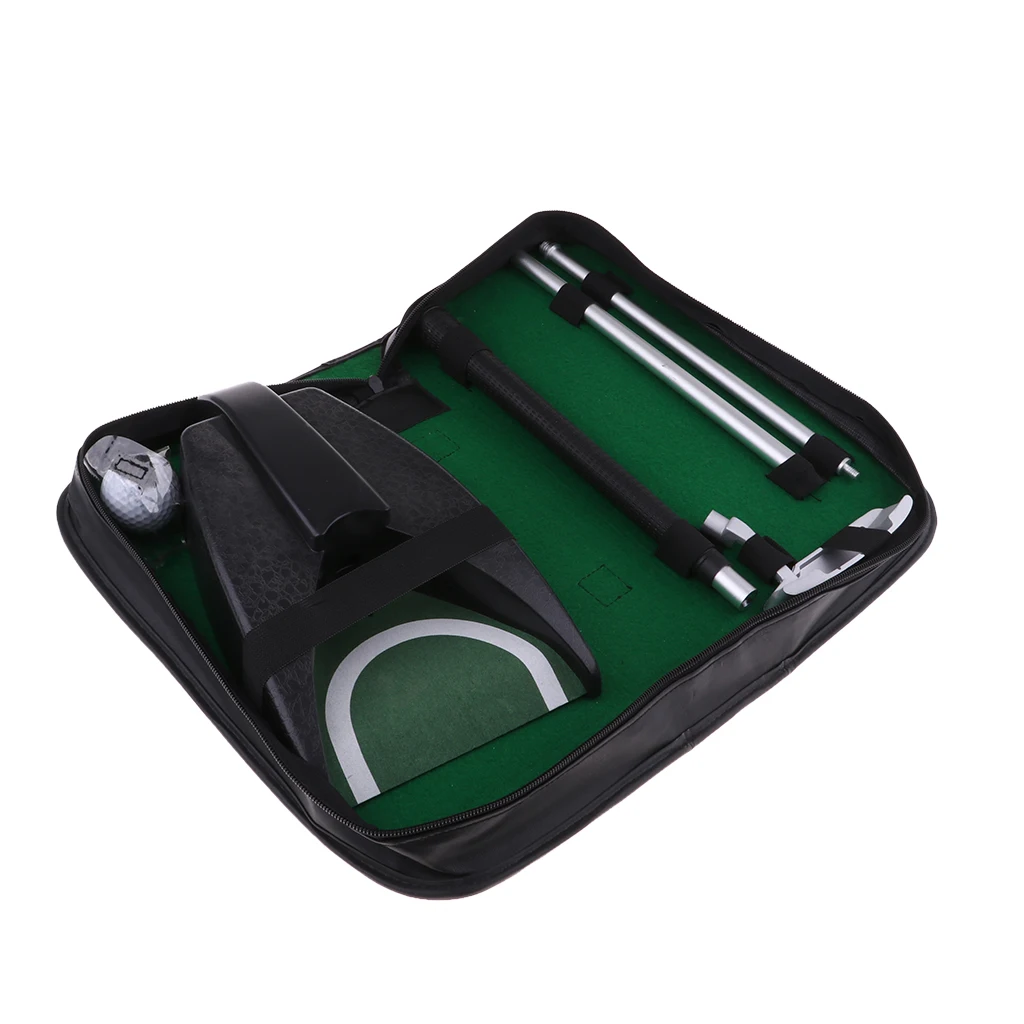 Perfeclan Mini Portable Golf Putter Gift Set Office Indoor Home Travel Golf