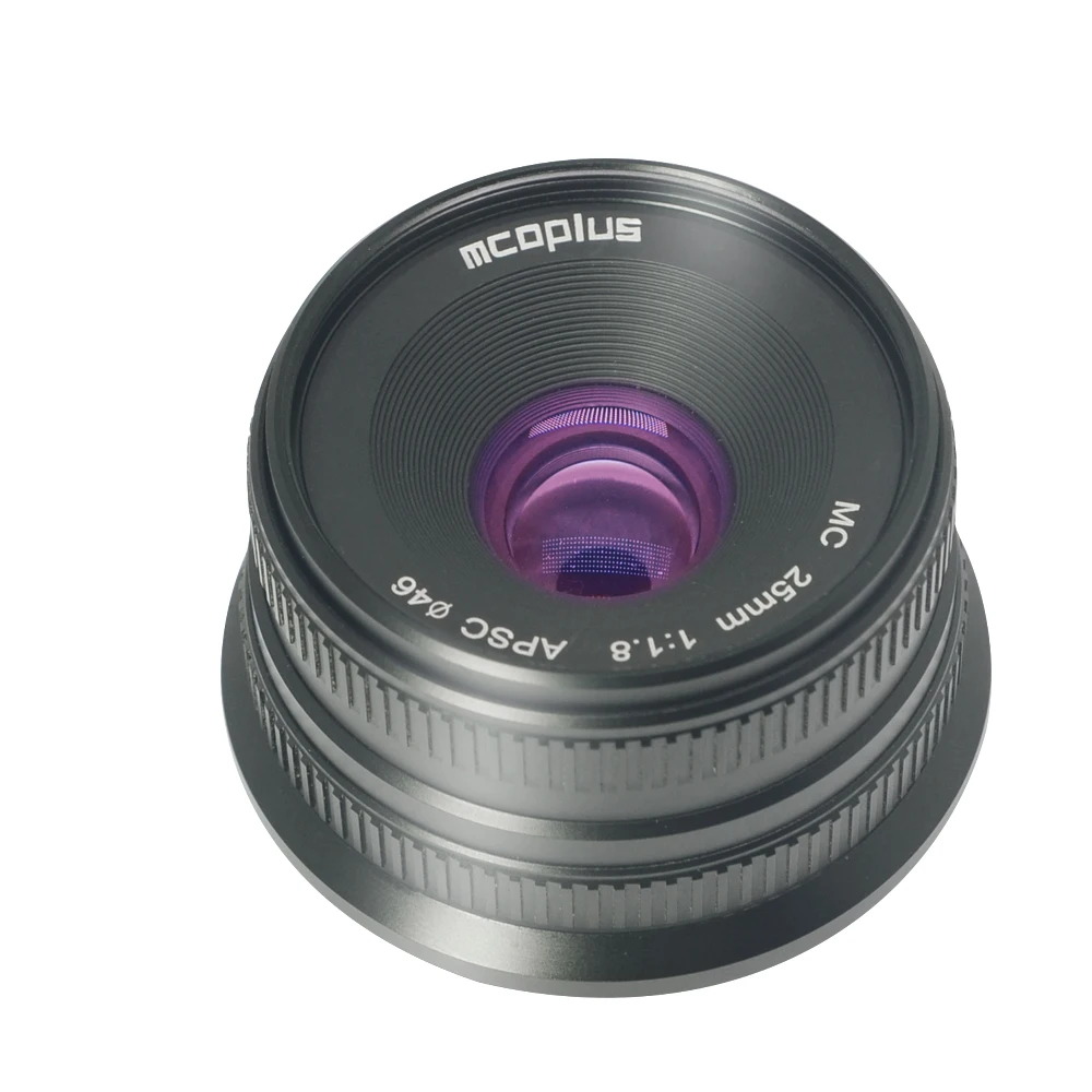 Ручной объектив Mcoplus 25 мм F1.8 для Sony E Mount A7 A7II A7III A7S A6000 A6300 A6500|Объективы