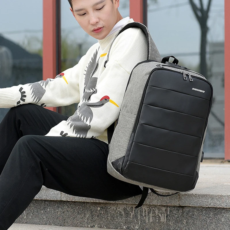 USB Charging Laptop Backpack Men Multifunct Anti Theft Backpack Men Travel Backpack Waterproof School Bag Male Mochila