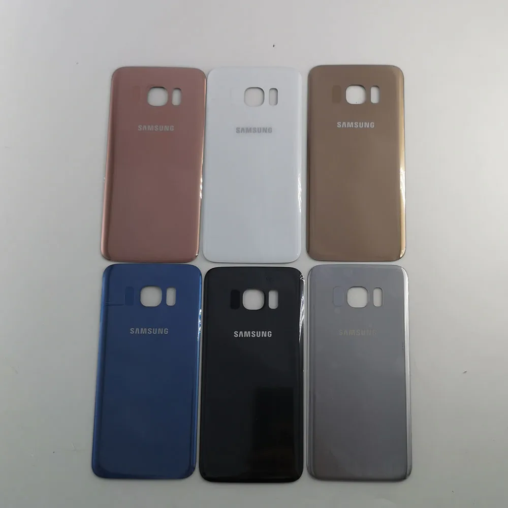 Задняя крышка батарейного отсека для SAMSUNG Galaxy S7 EDGE G935F задняя Замена 3D стеклянного