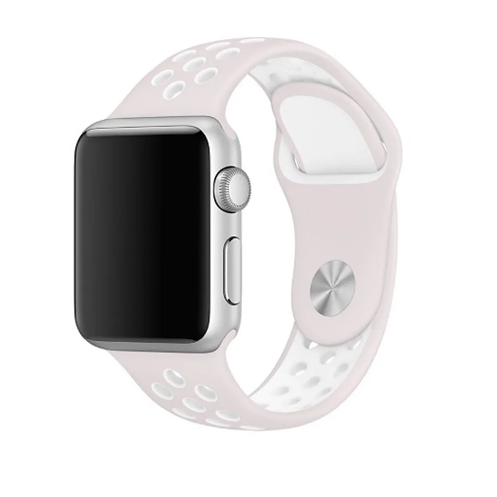 Спортивный силиконовый ремешок BUMVOR для Apple Watch 44/40/42/38 мм часов iwatch 4/3/2/1 резиновый
