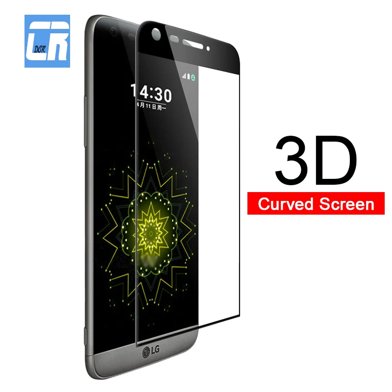 

3D Full Curved Cove Tempered Glass for LG G5 G8 V30 V35 V30 Plus Protector Screen Protective Film LG V40 V50 Toughened Glass