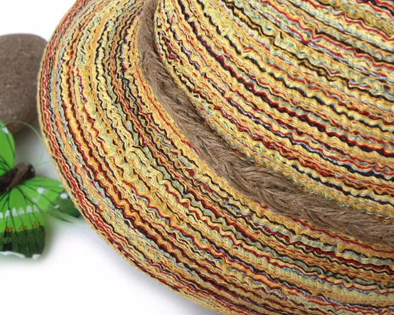 Sombreros женские летние шляпы девушки красочные соломенные шляпы от ...