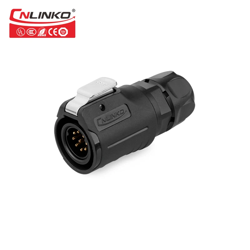 Cnlinko M16 9 контактный разъем eu AC DC Мощность PBT Пластик Quick Release провод с разъемом папа
