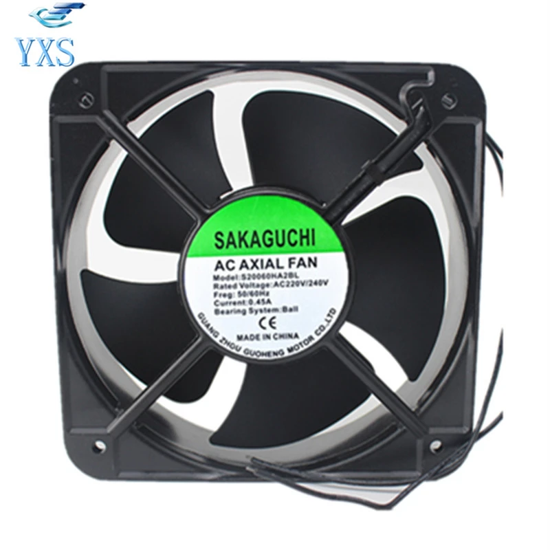 Ventola Di Raffreddamento Assiale 220/240V – 80-120mm, Telaio Metallico, 2600 RPM