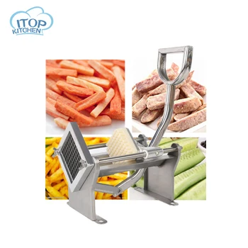 

ITOP Manual Potato Slicer Vegetable Cutter French Fries Chips Chopper Kitchen Tool