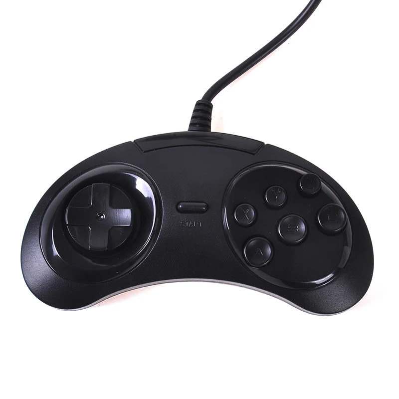 Проводной игровой контроллер геймпад амортизирующий джойстик для USB SEGA