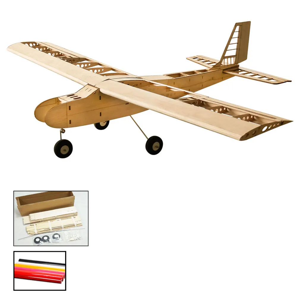 Новинка, T40, Обучающие модели самолетов из пробкового дерева, пробкового дерева, 1550 мм, размах крыльев, радиоуправляемый самолет, строительные игрушки, деревянная модель, деревянный самолет - Цвет: T4001B