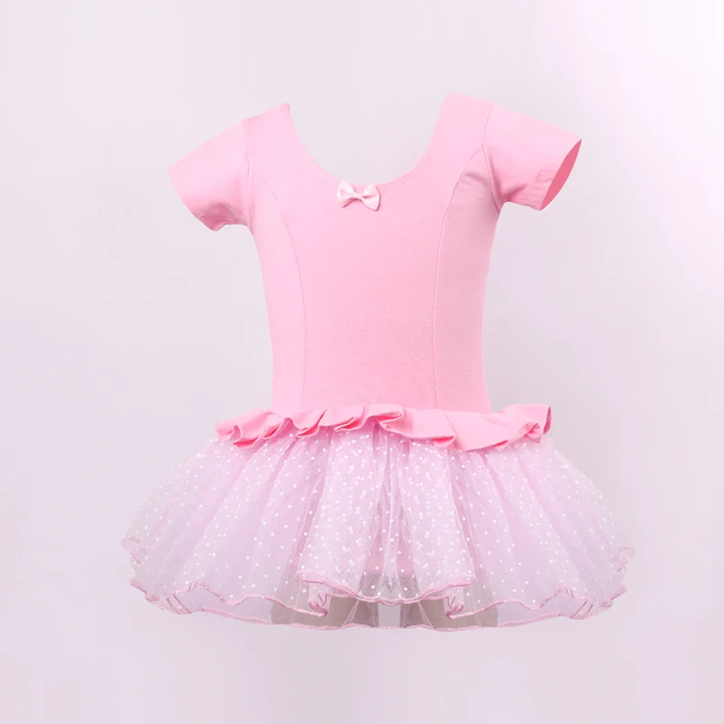 PinkBlackPurpleRibbonEdgedDanceCostumeChildrenTutuGirlBalletClothingBalletClothes