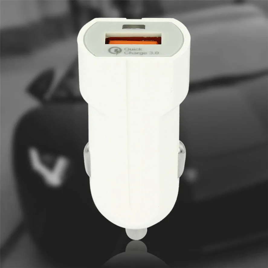 Новое автомобильное зарядное устройство USB 1 шт. QC 3 0 автомобильный usb адаптер
