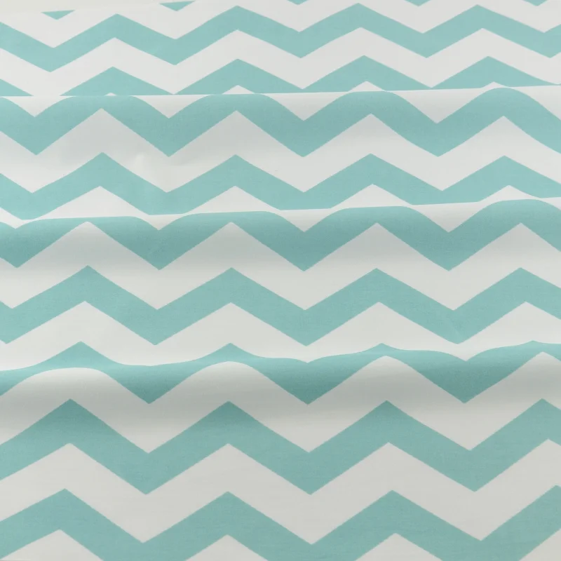 

Quilting Patchwork Green Water Waves Designs Sewing Scrapbooking Home Textile Bedding Cloth Decoration CM 100% Cotton Fabric
