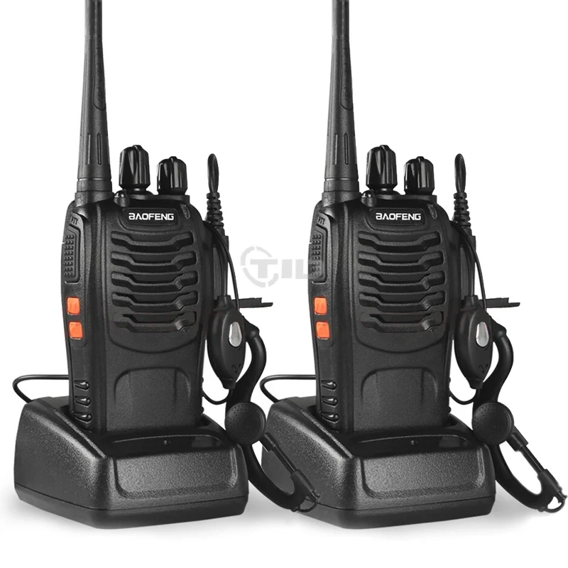 2pcs BaoFeng BF-888S Walkie Talkie UHF400-470MHZ Portable Ham baofeng 888s CB Radio comunicador BF-888S Transceiver