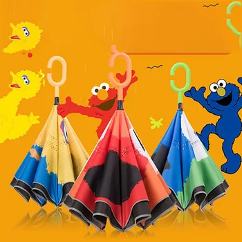 

Children Cartoon Umbrella Double Layer Umbrella Korean Version Reverse Mini Pocket Umbrellas Guarda Chuva Home Rain Gear QZP257