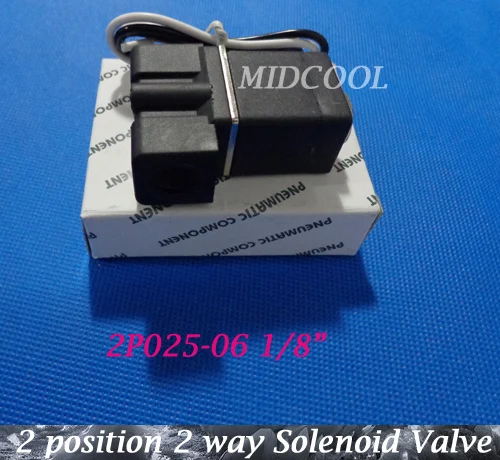 Сленоидный клапан из микро-пластика 2P025-06 1/8 дюйма 12 В постоянного тока